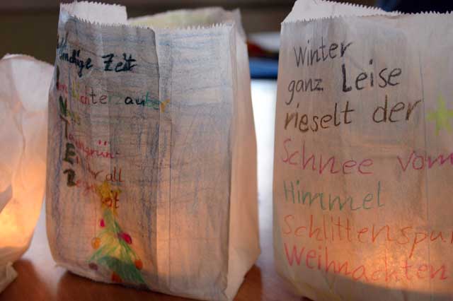 Leuchtende Texte