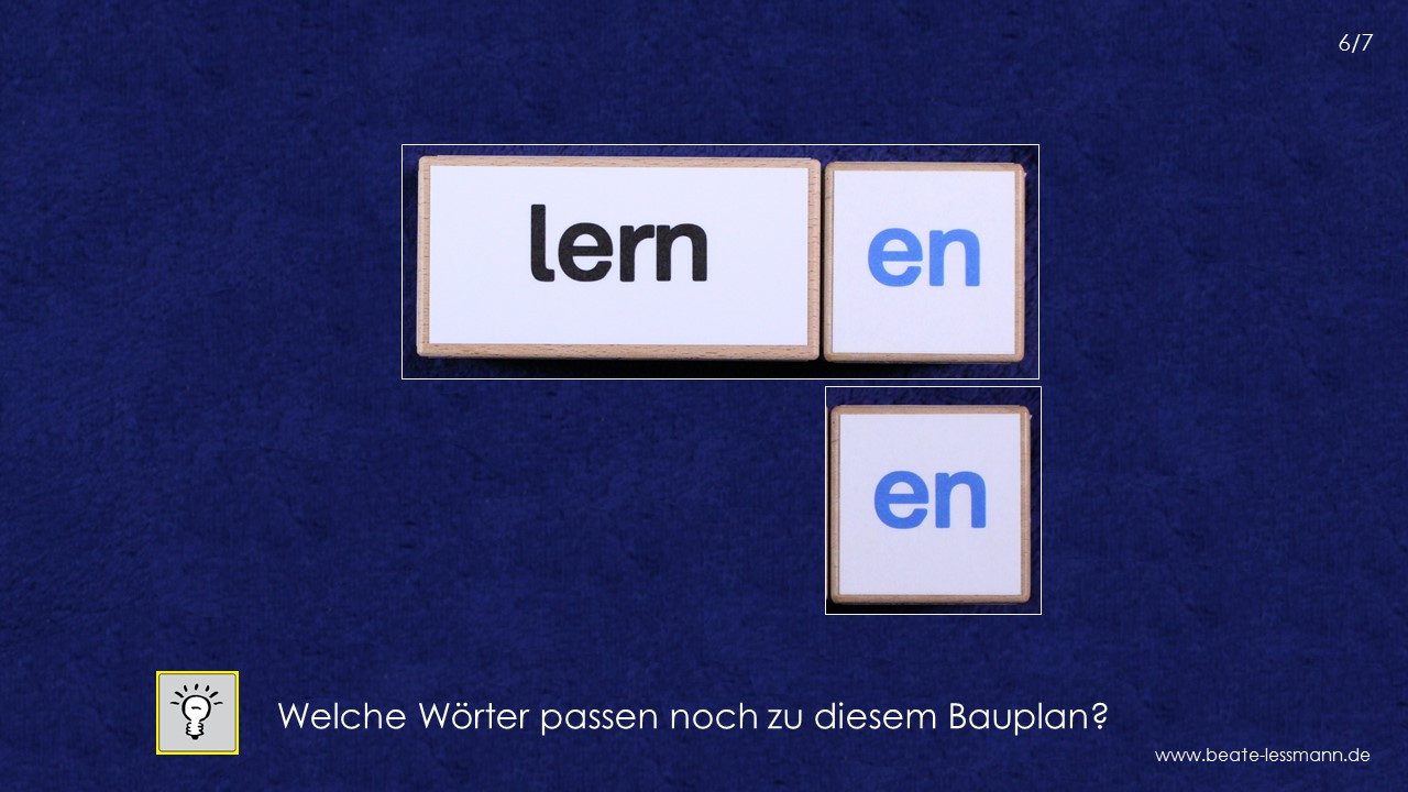 Wortbaustein: -en (6)